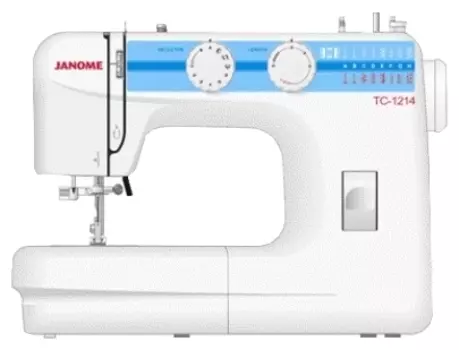 Швейная машина Janome TC-1214, белый/голубой (TC 1214)