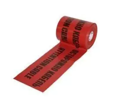 Сигнальная лента Протэкт ЛСЭ-300мм, "Осторожно кабель", красный/черный (8274)