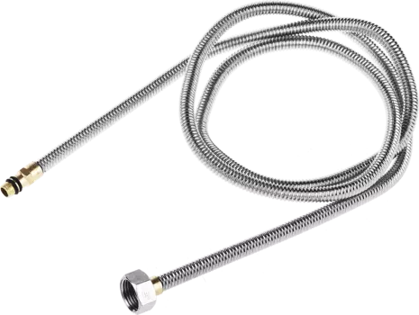 Сильфонная подводка для смесителя Зубр ЭКСПЕРТ 1/2" x M10, гайка-штуцер, 150 см, 1шт. (51012-150)