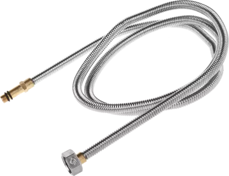 Сильфонная подводка для смесителя Зубр ЭКСПЕРТ 1/2" x M10, гайка-штуцер, 150 см, 1шт. (51013-150)