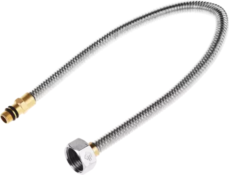 Сильфонная подводка для смесителя Зубр ЭКСПЕРТ 1/2" x M10, гайка-штуцер, 40см, 1шт. (51012-040)