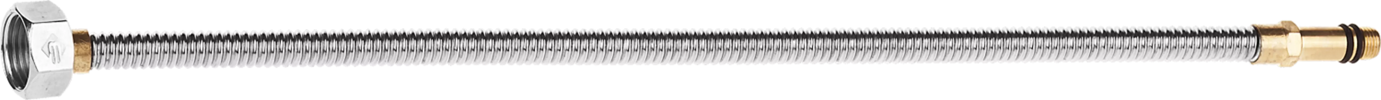 Сильфонная подводка для смесителя Зубр ЭКСПЕРТ 1/2" x M10, гайка-штуцер, 40см, 1шт. (51013-040)