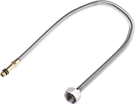 Сильфонная подводка для смесителя Зубр ЭКСПЕРТ 1/2" x M10, гайка-штуцер, 50см, 1шт. (51013-050)