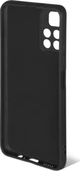 Силиконовый чехол с микрофиброй poOriginal 07 DF для смартфона Poco X4 Pro (5G), силикон, (black) (DF poOriginal-07 (black))