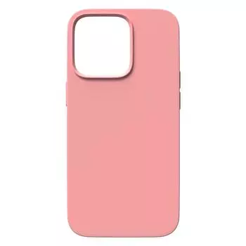 Силиконовый чехол с микрофиброй Red Line для смартфона Apple iPhone 14 Plus, силикон/микрофибра, Pink Sand (УТ000032546)