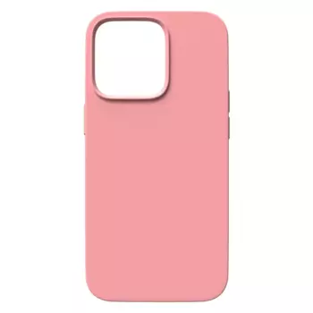 Силиконовый чехол с микрофиброй Red Line для смартфона Apple iPhone 14, силикон/микрофибра, Pink Sand (УТ000032549)