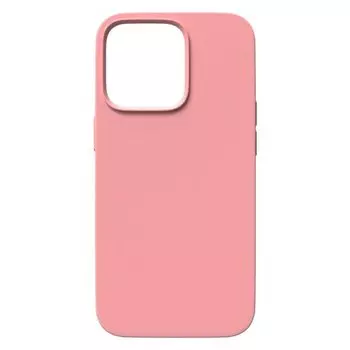 Силиконовый чехол с микрофиброй Red Line для смартфона Apple iPhone 14, силикон, микрофибра, розовый (УТ000032946)