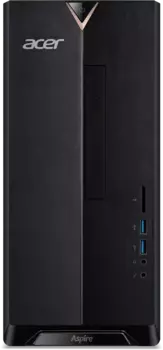 Системный блок Acer Aspire TC-391, AMD Ryzen 3 4300G 3.8 ГГц, 8Gb RAM, 512Gb SSD, NVIDIA GeForce GTX 1650 4Gb, без ОС, черный (DG.E2BER.006)