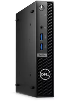 Системный блок Dell Optiplex 7010 Micro, Intel Core i3 13100T 2.5 ГГц, 8Gb RAM, 256Gb SSD, без ОС, черный, клавиатура, мышь (7010-16360490) Английская клавиатура!