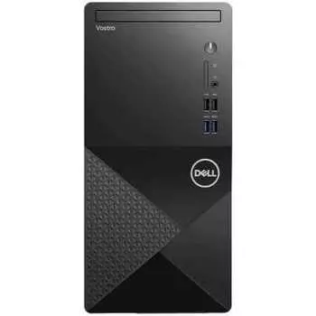 Системный блок Dell Vostro 3910 TWR, Intel Core i3 12100 3.3 ГГц, 8Gb RAM, 256Gb SSD, DVD-RW, Intel UHD Graphics 730, Wi-Fi, BT, Linux, черный (210-BCUD-B1)