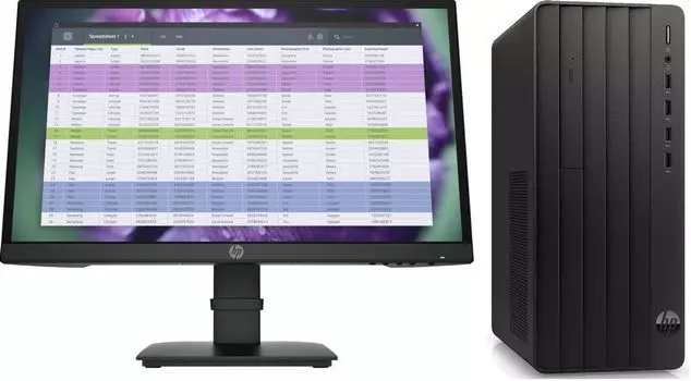 Системный блок HP 290 G9 MT, Intel Core i5 12500 3 ГГц, 8Gb RAM, 512Gb SSD, Intel UHD Graphics 730, без ОС, черный, HP P22, клавиатура, мышь (6D474EA)