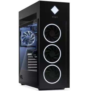 Системный блок HP Omen GT22-0004ur, Intel Core i9 12900K 3.2 ГГц, 64Gb RAM, 1Tb SSD+1Tb SSD, NVIDIA GeForce RTX 3080 10Gb, Wi-Fi, BT, без ОС, черный (5D448EA)