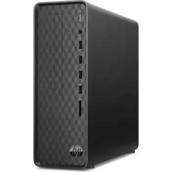 Системный блок HP Slim Desktop S01-aF2009ur, Intel Core i3 10105 3.7 ГГц, 8Gb RAM, 256Gb SSD, Wi-Fi, BT, без ОС, черный (5R7S5EA)