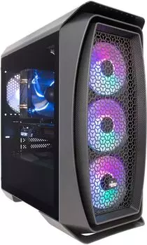 Системный блок IRU Game 520B5G, AMD Ryzen 5 5600 3.5 ГГц, 16Gb RAM, 512Gb SSD, NVIDIA GeForce RTX 3060 12Gb, без ОС, черный (2061464)