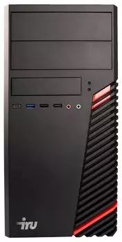 Системный блок IRU Home 310H5SM, Intel Core i7 11700F 2.5 ГГц, 8Gb RAM, 256Gb SSD, NVIDIA GeForce GT1030 2Gb, без ОС, черный (1859418)