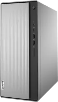 Системный блок Lenovo IdeaCentre 5 14ACN6, AMD Ryzen 5 5600G 3.9GHz, 8Gb RAM, 512Gb SSD, WiFi, BT, DOS, серый (90RX001WRS)