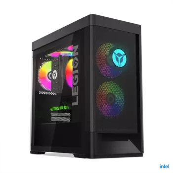 Системный блок Lenovo Legion T5 26IAB7, Intel Core i5 12400 2.5 ГГц, 16Gb RAM, 512Gb SSD, NVIDIA GeForce RTX 3070 8Gb, Wi-Fi, BT, без ОС, черный (90SV00JGKZ)
