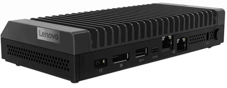 Системный блок Lenovo ThinkCentre M90n-1 Nano, Intel Celeron 4205U 1.8GHz, 4Gb RAM, 128Gb SSD, WiFi, BT, Без ОС, черный, клавиатура, мышь (11AH000QRU)