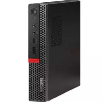 Системный блок Lenovo ThinkCentre M920x Tiny, Intel Core i3 9100 3.6 ГГц, 8Gb RAM, 256Gb SSD, Wi-Fi, BT, без ОС, черный (10S1S0BF00)