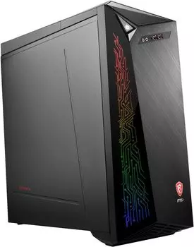 Системный блок MSI Infinite 11TH-1610XRU, Intel Core i5 11400F 2.6 ГГц, 16Gb RAM, 1Tb SSD, NVIDIA GeForce RTX 3050 8Gb, Wi-Fi, BT, без ОС, черный (9S6-B91591-1610)
