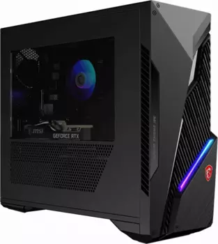 Системный блок MSI Infinite S3 MS-B938, Intel Core i7 11700F 2.5 ГГц, 16Gb RAM, 512Gb SSD+1Tb HDD, NVIDIA GeForce RTX 3060Ti 8Gb, Wi-Fi, BT, без ОС, черный (9S6-B93811-200)