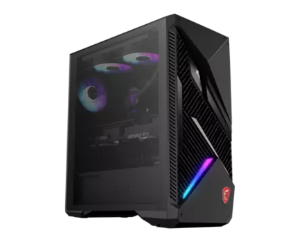 Системный блок MSI Infinite X2 13FNUF-281XRU , Intel Core i7 13700F 3.4 ГГц, 32Gb RAM, 1Tb SSD+2Tb HDD, NVIDIA GeForce RTX 4070Ti 12Gb, Wi-Fi, BT, без ОС, черный (9S6-B90411-281)