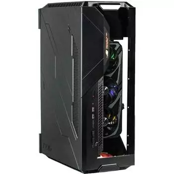 Системный блок NERPA HISPIDA POWERED BY ASUS A530, AMD Ryzen 5 5600X 3.7 ГГц, 32Gb RAM, 1Tb SSD, NVIDIA GeForce RTX 3060 12Gb, Wi-Fi, BT, без ОС, черный (A530-040222)