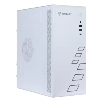 Системный блок Raskat Standart 300 128037, Intel Core i3 10100 3.6 ГГц, 16Gb RAM, 480Gb SSD, без ОС, белый (Standart300128037)