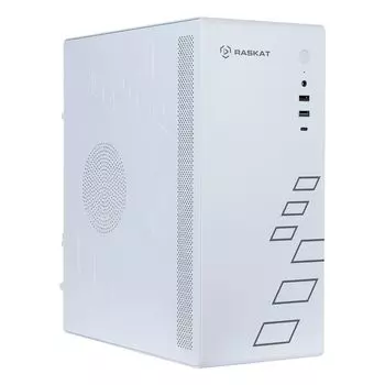 Системный блок Raskat Start 100, Intel N100 800 МГц, 8Gb RAM, 240Gb SSD, Wi-Fi, BT, без ОС, белый, клавиатура, мышь (START100143164)