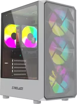Системный блок TECLAST G02, AMD Ryzen 5 7500F 3.7 ГГц, 32Gb RAM, 1Tb SSD, NVIDIA GeForce RTX 4070 12Gb, W11Pro, белый (G02 7500F32G1T4070WKRU)