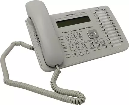 Системный телефон Panasonic KX-DT543RU, белый