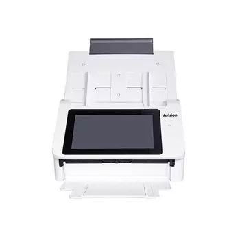 Сканер протяжный Avision AN335W, A4, CIS, 600x600dpi, ДАПД 50 листов, ч/б 40 стр/мин,цв. 40 стр/мин, 48 бит, сетевой, Wi-Fi, USB (000-0974-02G)
