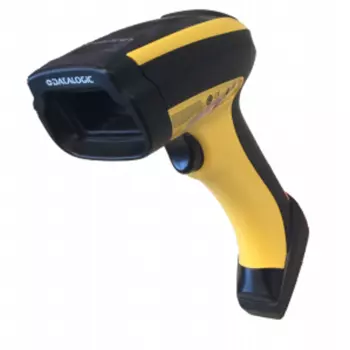 Сканер штрих-кода Datalogic PowerScan PM9501-AR433RBK10, ручной, Image, Bluetooth, USB, беспроводной, 1D/2D, черный/желтый, IP65 (PM9501-AR433RBK10)