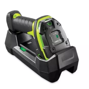 Сканер штрих-кода Zebra DS3678, ручной, Image, Bluetooth, USB, беспроводной, 1D/2D, черный/зеленый, IP67 (DS3678-SR3U42A0SFW)
