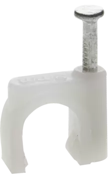 Скоба круглая ЗУБР, 6 мм, 50 шт., белый (45111-06)