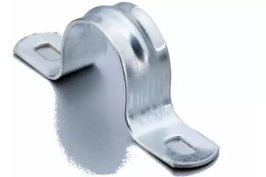 Скоба металлическая двухлапковая 1.4 см - 1.5 см, Fortisflex 49373 (49373) цена за 1 шт