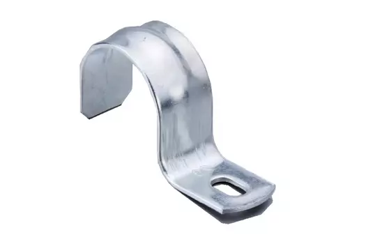 Скоба металлическая однолапковая 1.7 см - 1.7 см, Промрукав (PR08.2533) цена за 1 шт