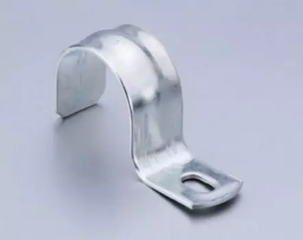 Скоба металлическая однолапковая 8 мм - 9 мм, Промрукав PR08.2529 (PR08.2529) цена за 1 шт