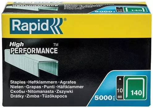 Скобы RAPID, тип: 140, 1.06 см x 1 см (11910711) 5000 шт
