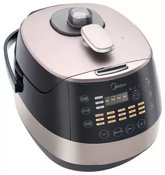 Скороварка/мультиварка Midea MPC-6005 5л, 900Вт, черный/серебристый (MPC-6005)
