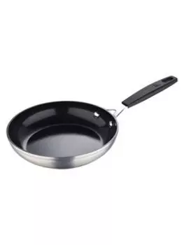 Сковорода универсальная Bergner BGEU-3769 SMART MASTERPRO 28 см, алюминий, антипригарное покрытие, серый без крышки