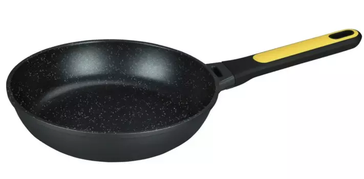Сковорода Zanussi Calabria 28см, алюминий, антипригарное покрытие, черный без крышки (ZCF51444LF)