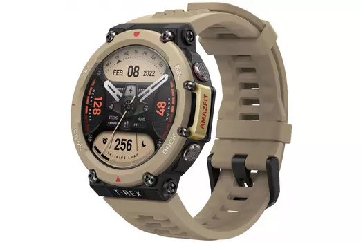 Смарт-часы Amazfit T-REX 2, 1.39" AMOLED, бежевый (6972596105091)