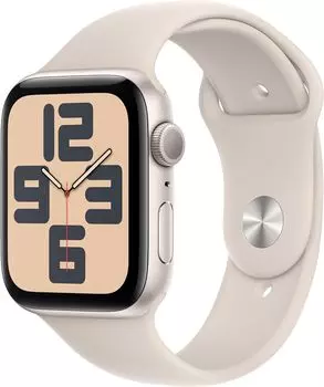 Смарт-часы Apple Watch SE 2023 A2723, 44мм M/L OLED LTPO, сияющая звезда (MRE53LL/A)