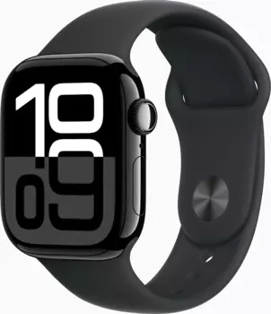 Смарт-часы Apple Watch Series 10 A2986, 42мм OLED, черный (MWWE3LW/A)