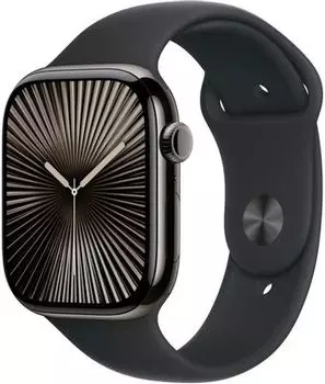 Смарт-часы Apple Watch Series 10 A2999, 46мм, 1.96" OLED, черный (MWWQ3ZP/A)