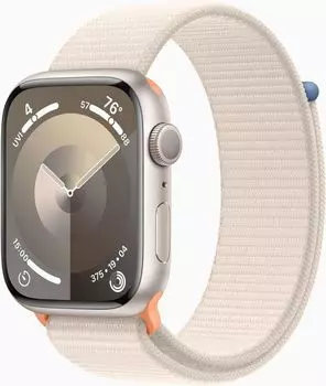 Смарт-часы Apple Watch Series 9 A2980 45мм OLED, сияющая звезда (MR983ZP/A)