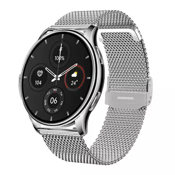 Смарт-часы BQ Watch 1.4, 1.32" LCD, серебристый