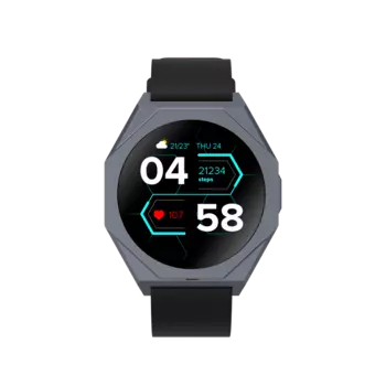 Смарт-часы Canyon Otto SW-86, 1.3" LCD, черный (CNS-SW86BB)