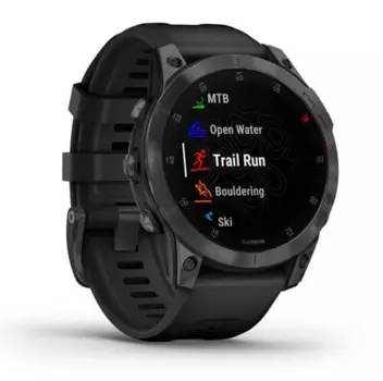 Смарт-часы Garmin Epix gen.2, 1.3" Amoled, черный (010-02582-11)